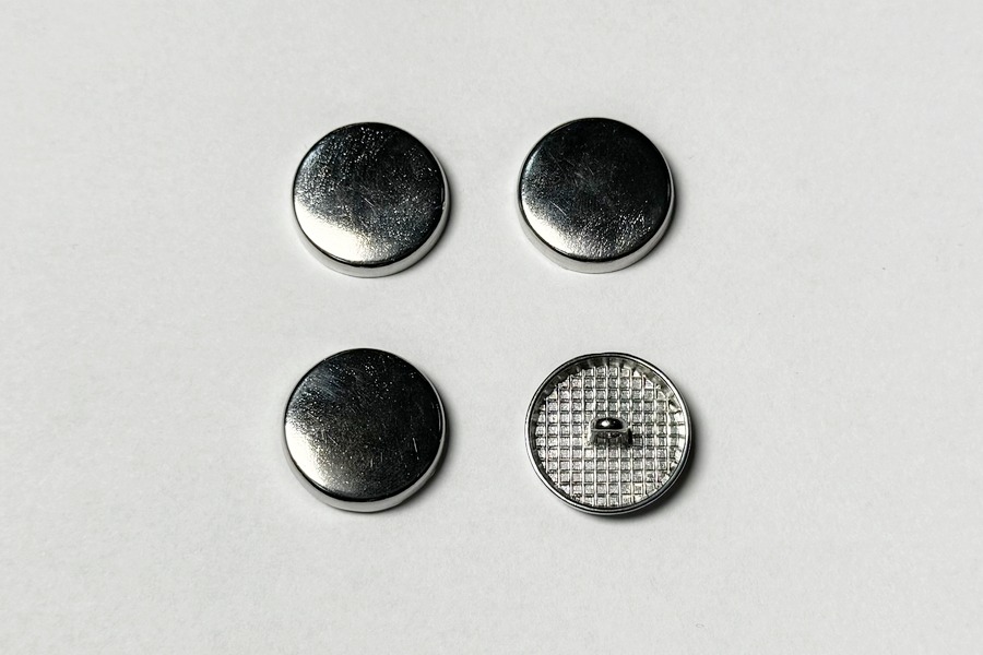 Гудзик на ніжці 20 мм Mertbutton нікель CN-26