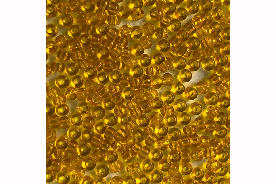 Бісер Preciosa 80060 №10 прозорий кольоровий оранжевий 2,3 мм