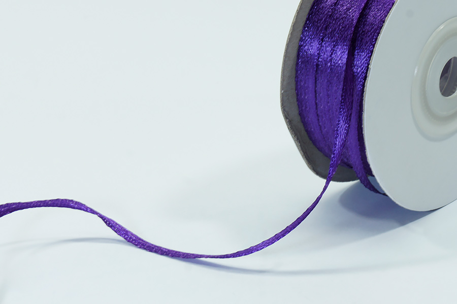 Стрічка на катушці 3 мм MH фіолетовий яскравий
