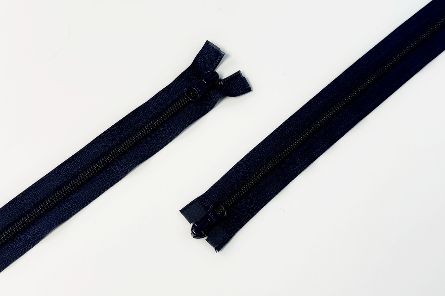 Блискавка YKK Тип 5, 2 замка синій темний 75 см CIFMR-75-058-DA8LHD-DAG8