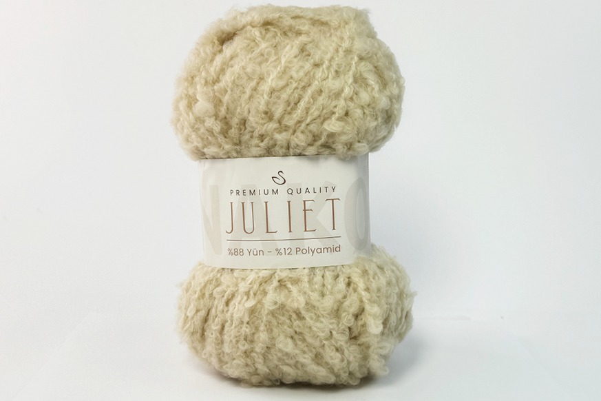 Пряжа NAKO Juliet вовна 88%, поліамід 12% персиковий блідий 95м(100гр)