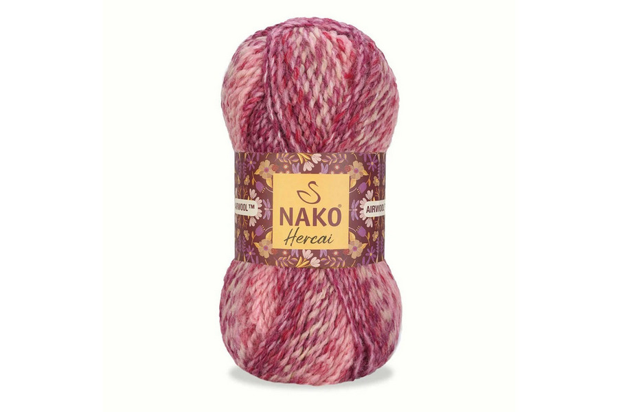 Пряжа NAKO Hercai акрил 100% різнокольоровий 156м(100гр) 449024-07318