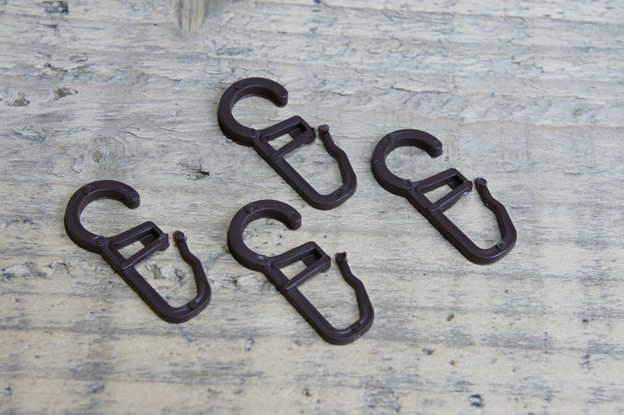 Гачок для штор шоколадний 2002-29-50