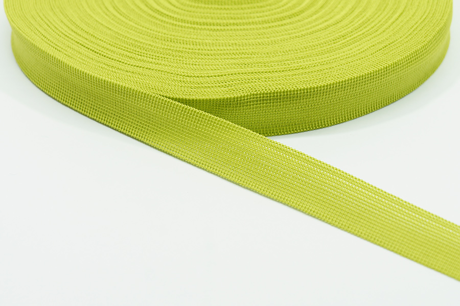Тасьма 18 мм в'язана салатовий