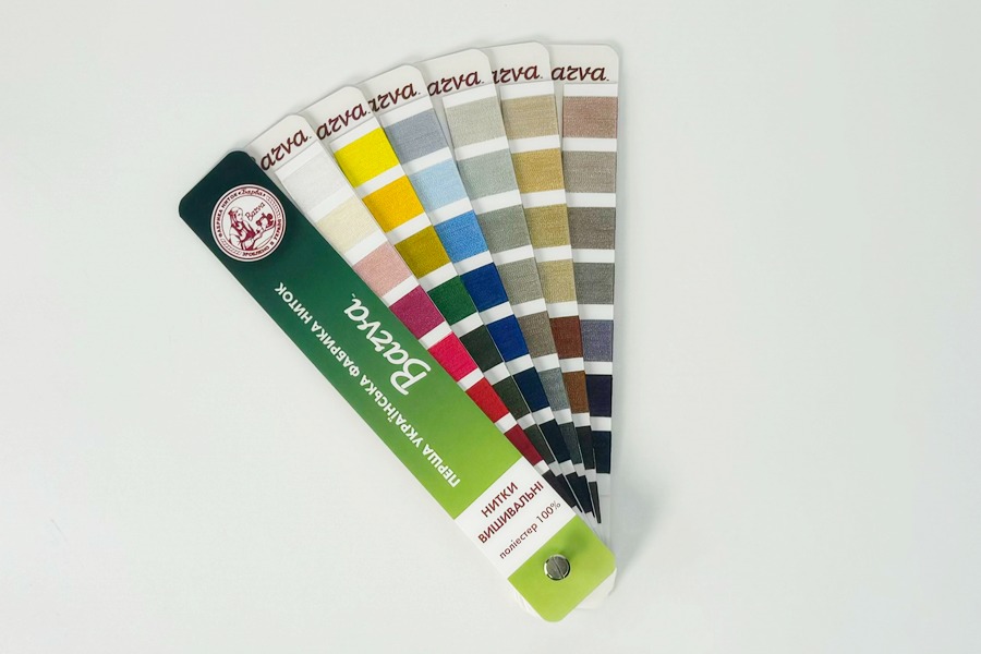 Карта кольорiв "Барва" (ПЕ) (вишивальна)