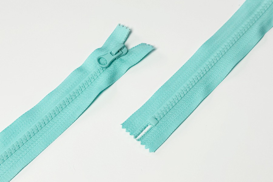 Блискавка MH Тип 5, нероз'ємні бірюзовий світлий 18 см