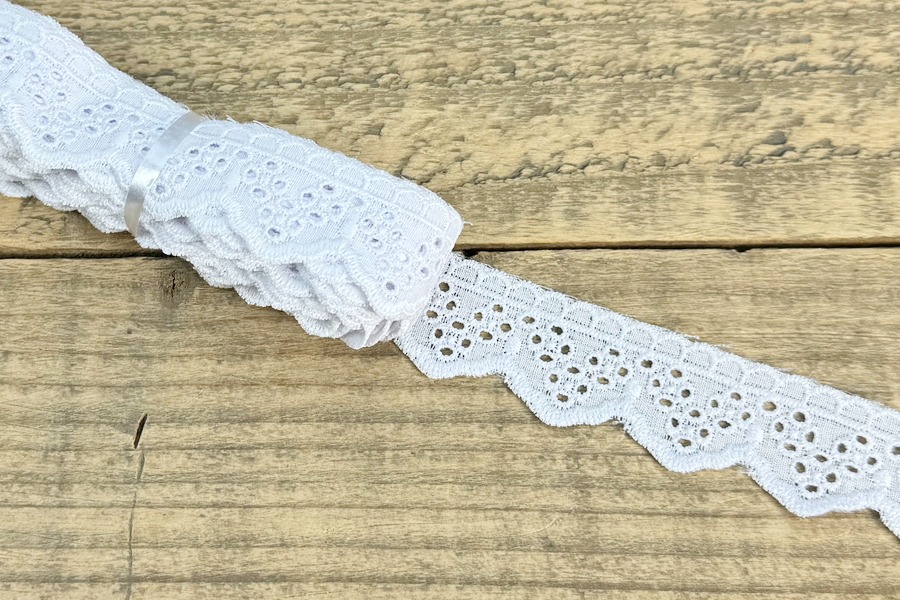 Прошва бавовна 25 мм SinemBro прошва 4BF41A-25-white