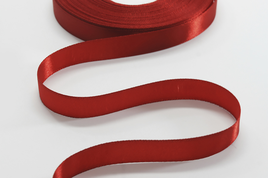  Стрічка атласна 12 мм  |5: червон.яскр. |