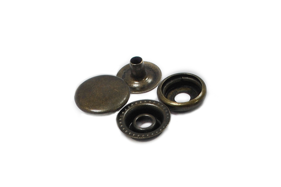 Кнопка 15 мм SYS 61 неірж. NS New Star пробивна, нержавіюча стара латунь