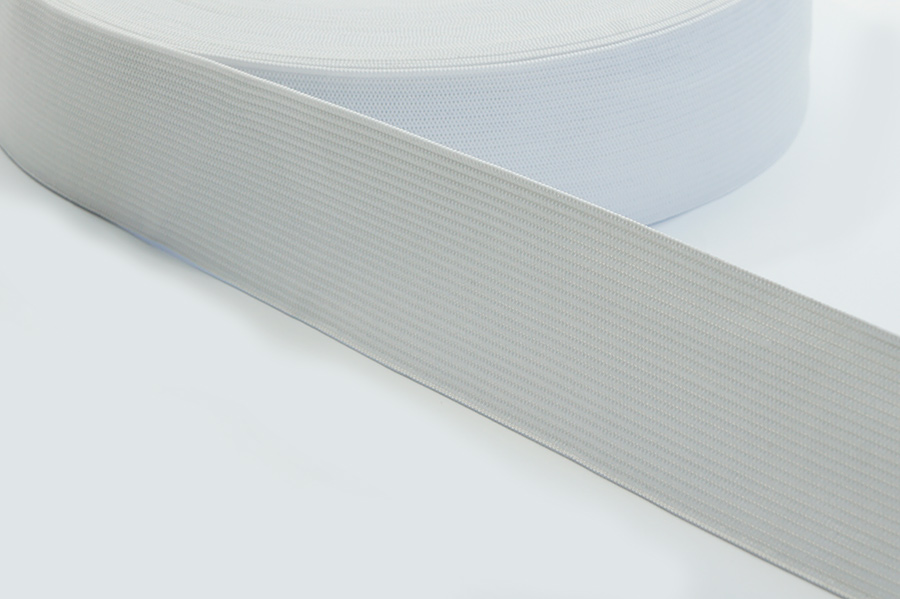 Тасьма еластична 40 мм 0141 MH в'язана білий