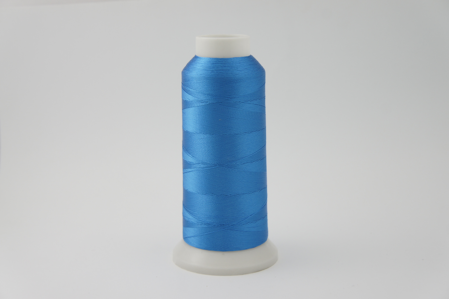 Нитки вишивальні MH 2742 м віскоза 100% блакитний яскравий 5794