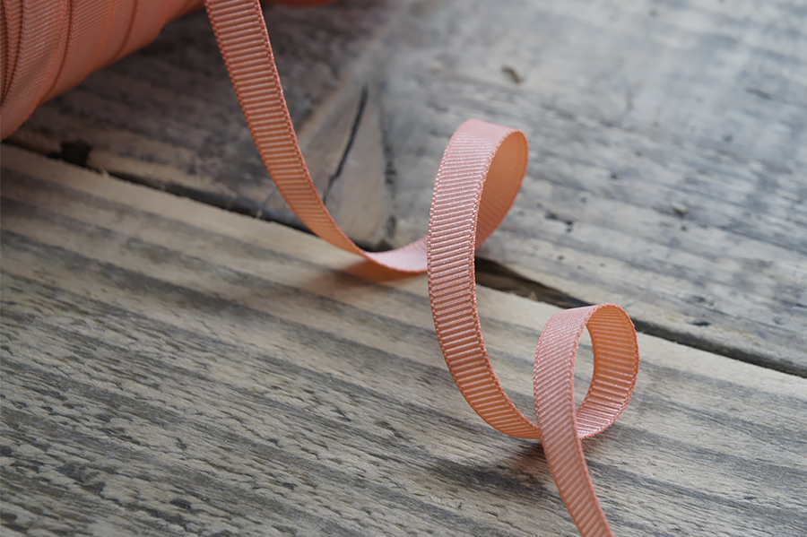 Тасьма 10 мм рожевий кораловий