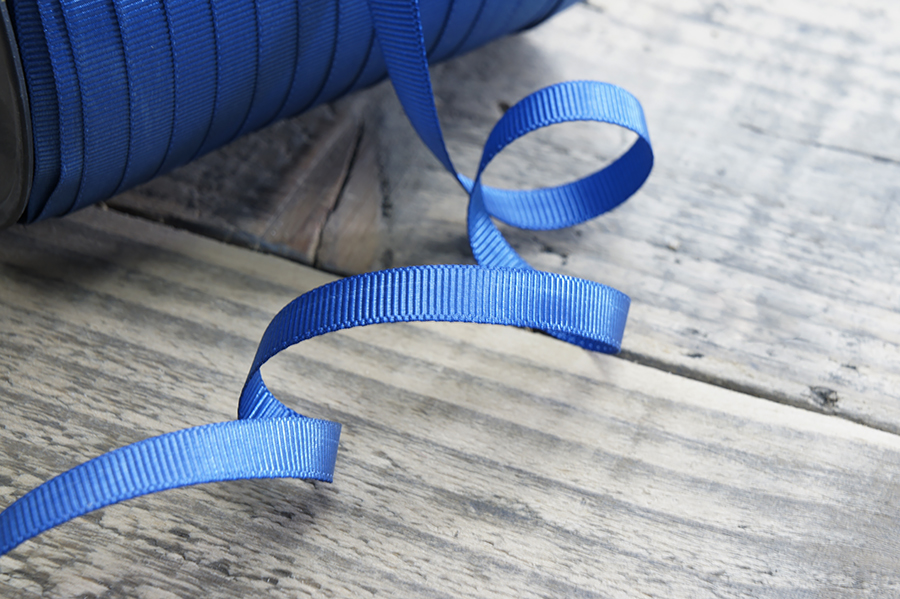 Тасьма 10 мм волошковий темний