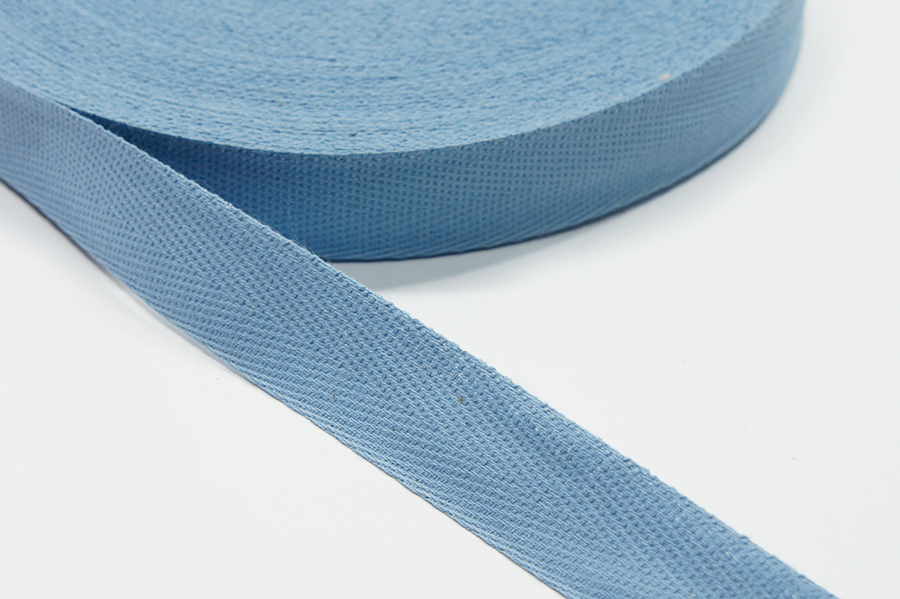 Стрічка кіперна 22 мм Лента блакитний світлий