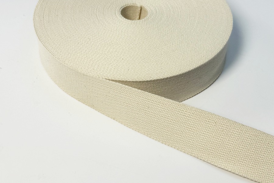 Стрічка 40 мм молочний