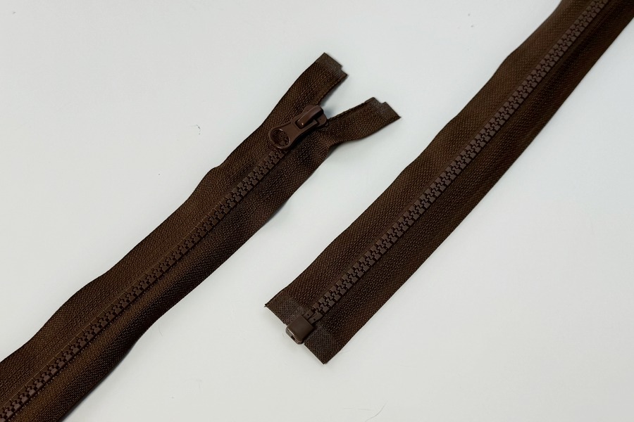 Блискавка MH Тип 5, 1 замок шоколадний 60 см