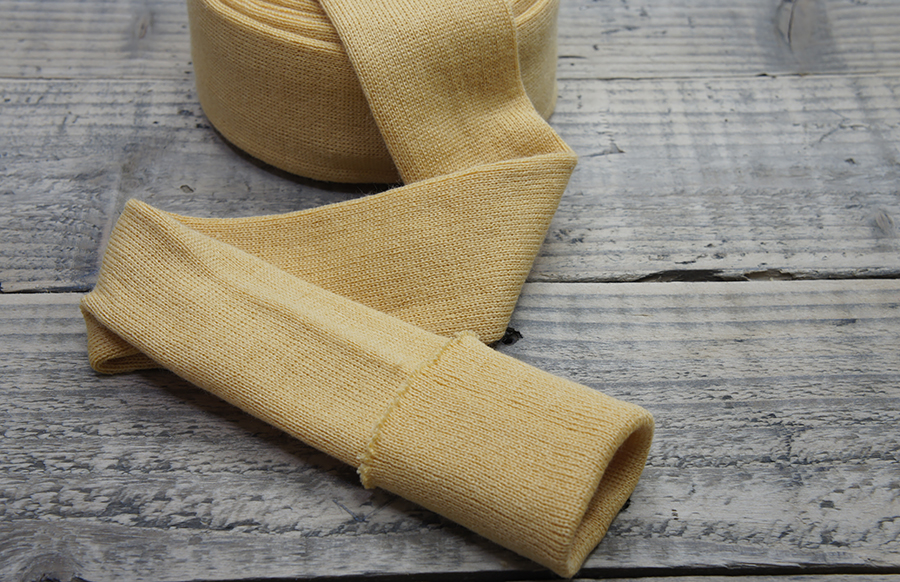 Рукав манжетний бежевий золотистий