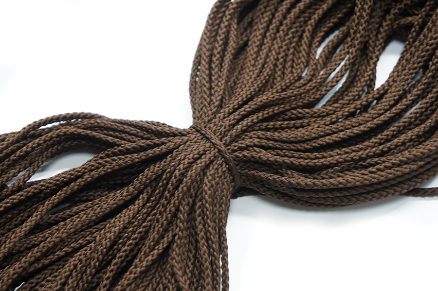 Шнур 4.0 мм для взуття 1-35 коричневий темний
