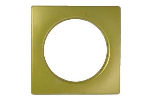 Люверс 35 мм Beladonna Квадрат золото матове