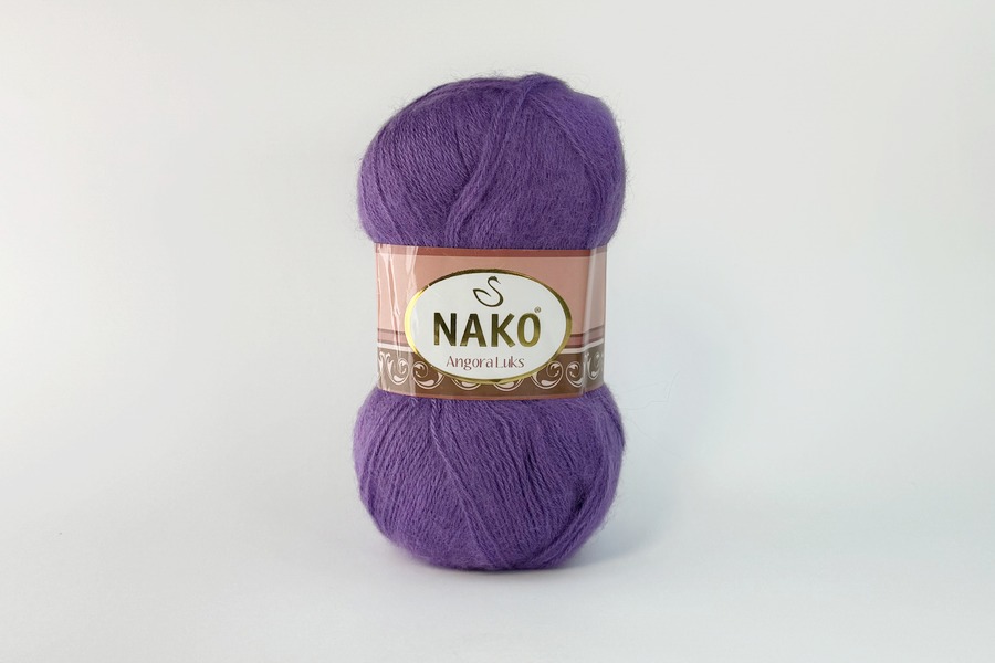 Пряжа "Angora Luks" 100гр / 550м  |4: бузк.темн. 13864|