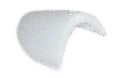 Підплечник 14 мм прямий обшитий білий ВО-14Д-999