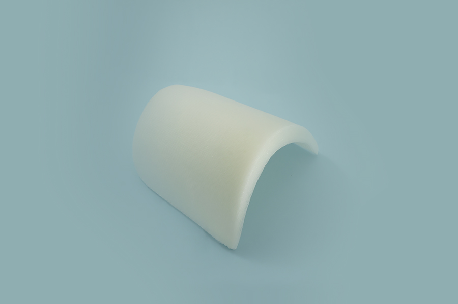 Підплечник 16 мм прямий обшитий білий ВО-16СД-999