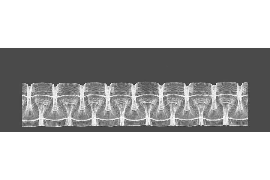 Тасьма для збірки 50 мм коеф. 1:2, вафельна 1-50-200-2