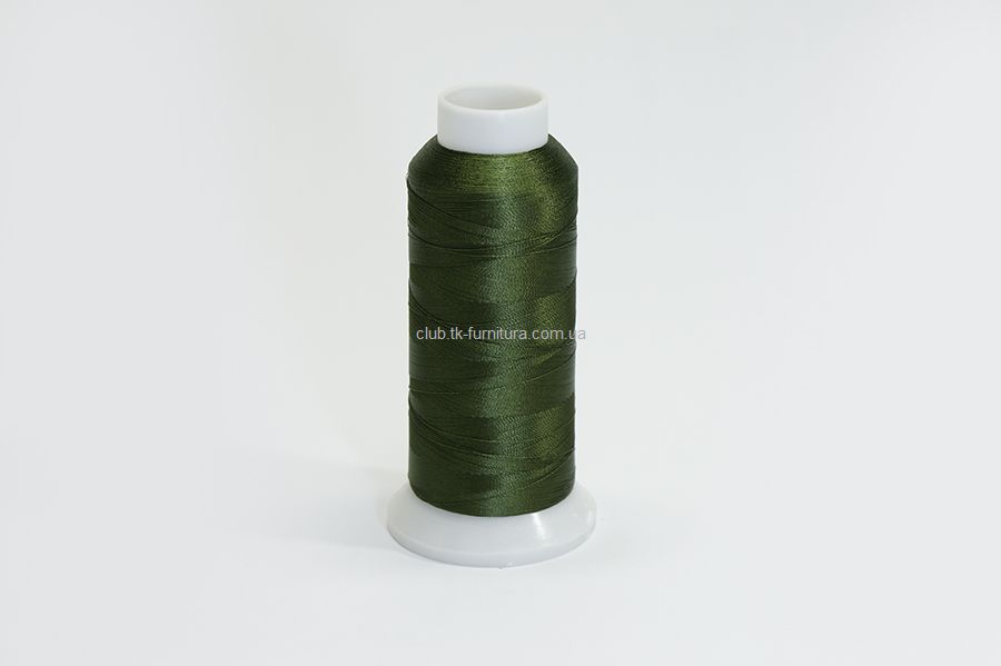 Нитки вишивальні MH 2742 м віскоза 100% зелений темний 5637