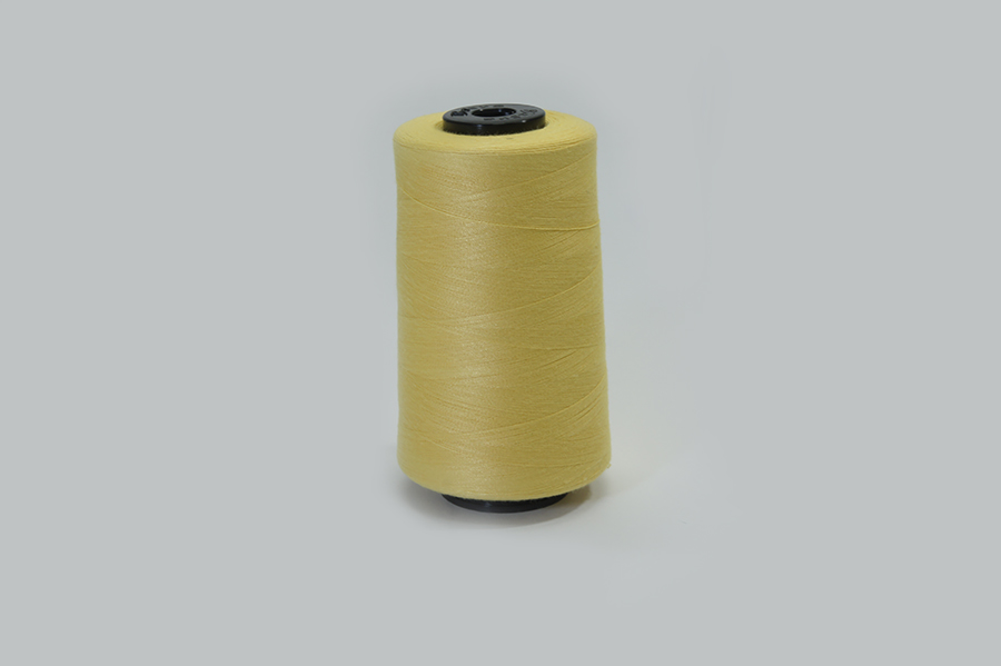 Нитки швейні №40/2 Barva штапельні поліестер 100% жовтий світлий 5000 м 3010