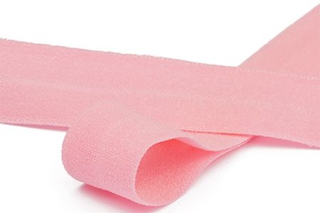 Бейка 15 мм матова, еластична рожевий