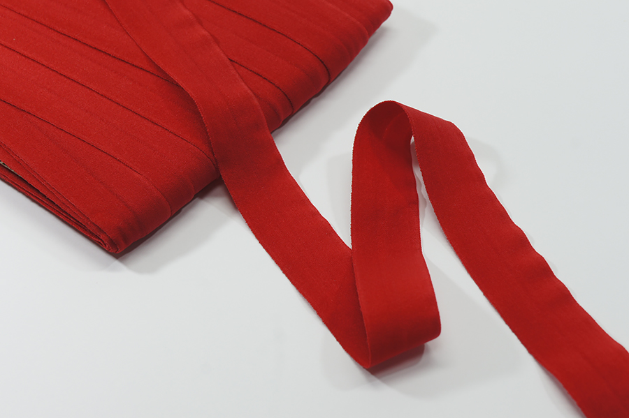 Бейка 20 мм матова, еластична червоний