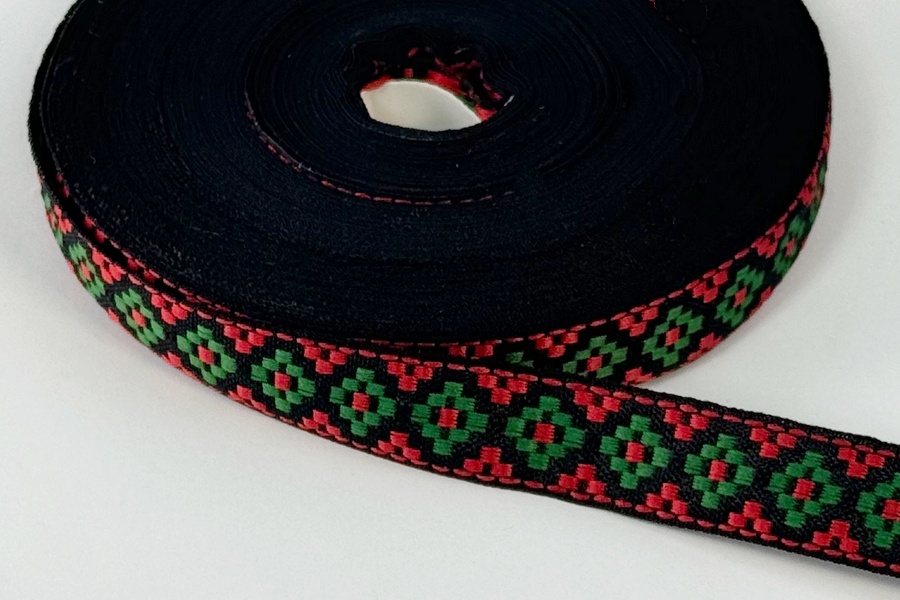 Тасьма 17 мм червоний 4В124-1-0812/0677