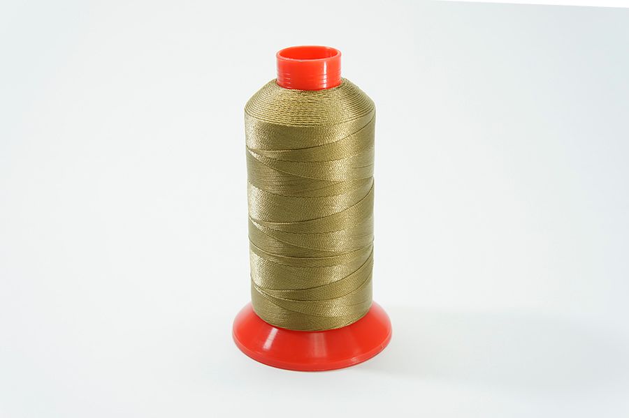 Нитки швейні №15 Barva високоміцні поліестер 100% бежевий хакі 1150 м 7010