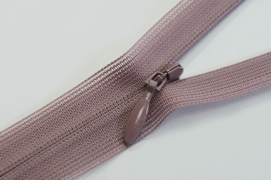 Блискавка YKK Тип 2 рожевий сірий темний 20 см