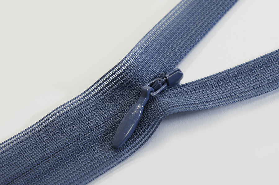 Блискавка YKK Тип 2 синій сірий 60 см