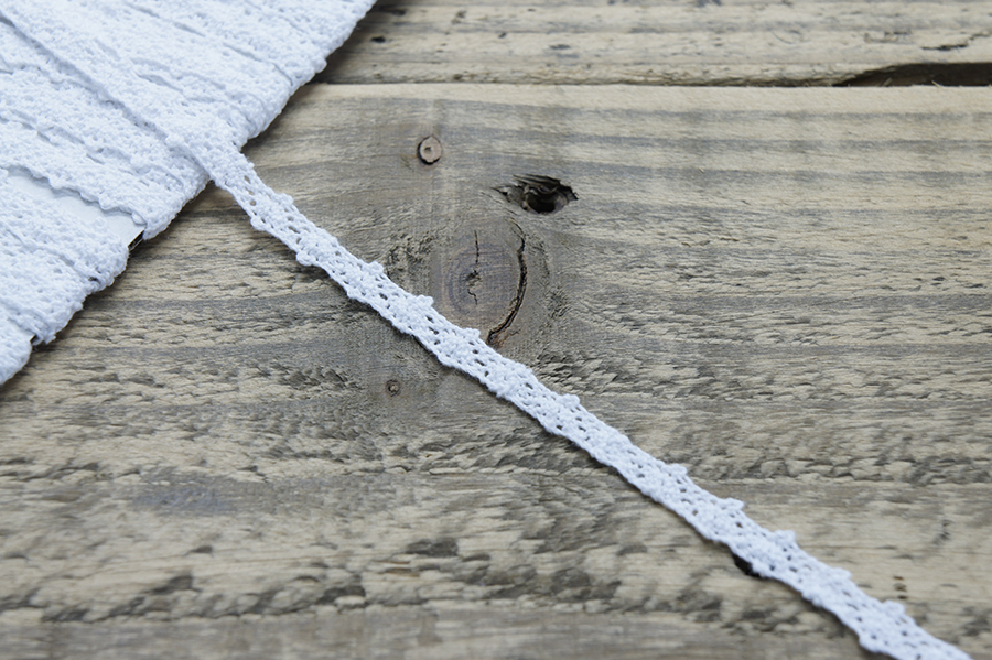 Мереживо бавовна 9 мм MH білий