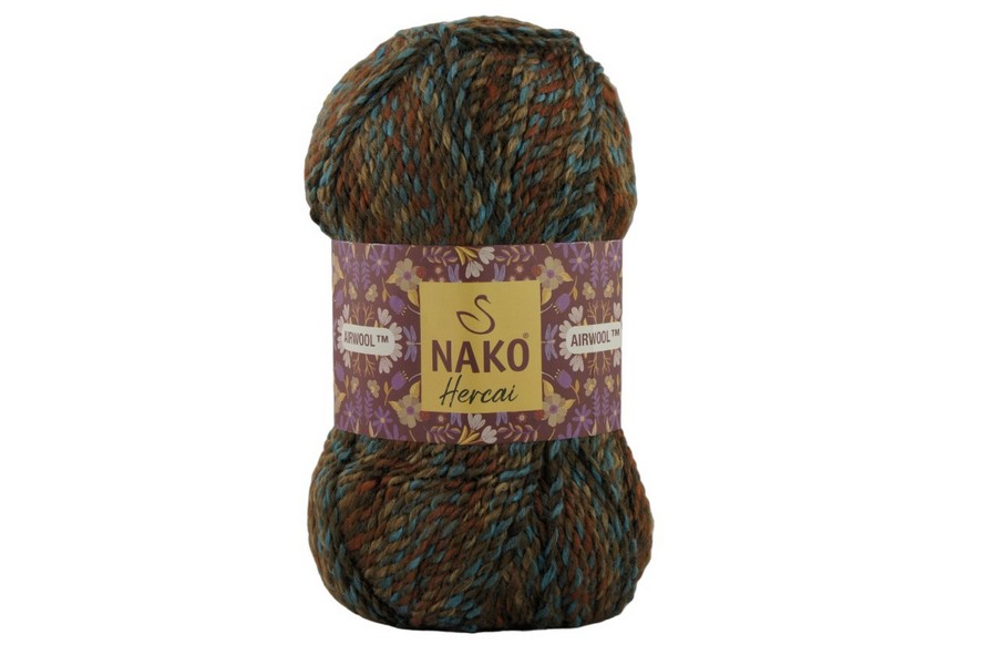 Пряжа NAKO Hercai акрил 100% різнокольоровий 156м(100гр) 449023-07257