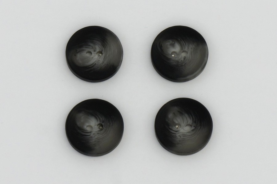 Гудзик 23 мм Mertbutton 2 отвори класичний сірий темний