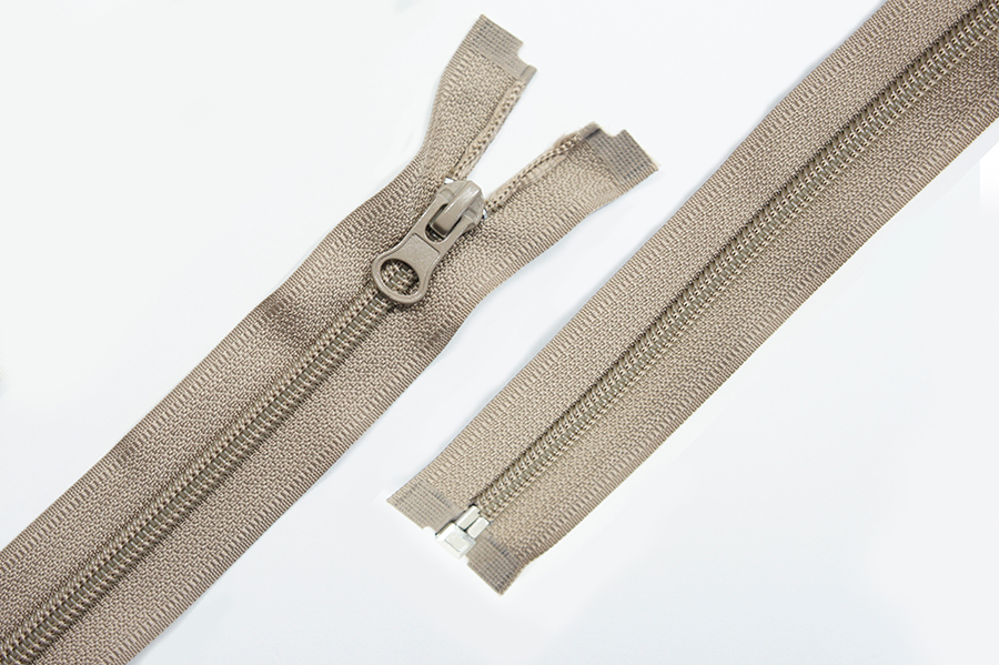 Блискавка MH Тип 5, 1 замок бежевий сірий 75 см