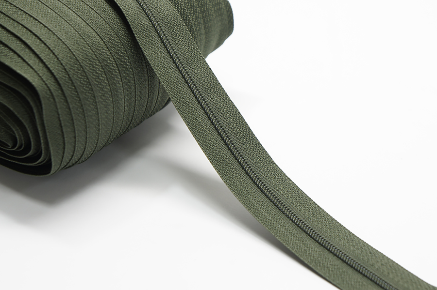 Блискавка рулонна MH Тип 3, вита болотний темний