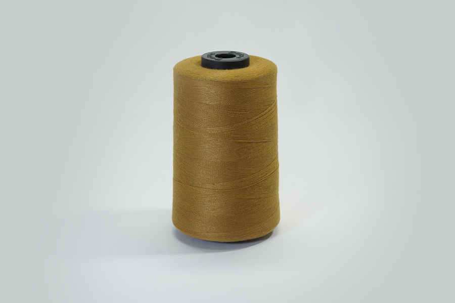 Нитки швейні №40/2 Barva штапельні поліестер 100% бежевий золотистий 5000 м 7034