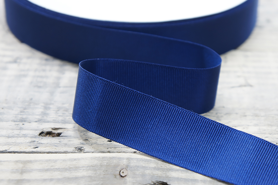 Тасьма 30 мм синій темний