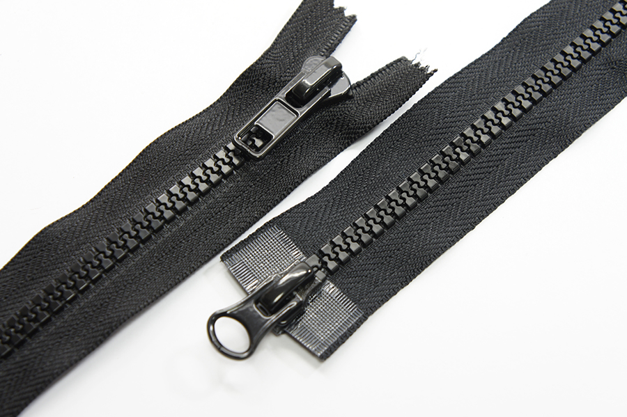 Блискавка Тип 8, 2 замка чорний 90 см