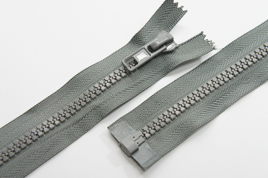 Блискавка Тип 8, 1 замок сірий 70 см