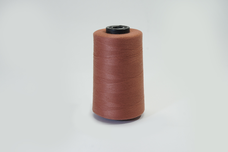 Нитки швейні №40/2 Barva штапельні поліестер 100% теракотовий брудний 5000 м 6035
