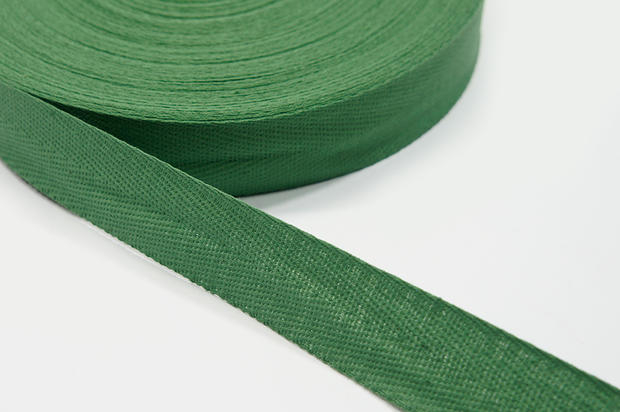 Стрічка кіперна 17 мм Лента зелений
