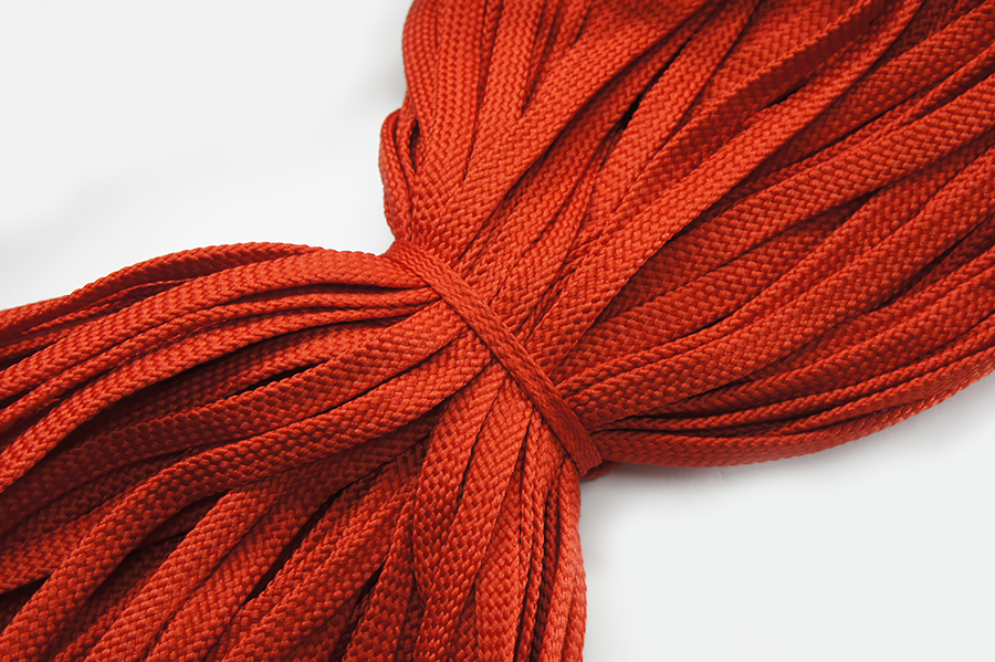 Шнур 9.0 мм для взуття 7-859 Лента червоний