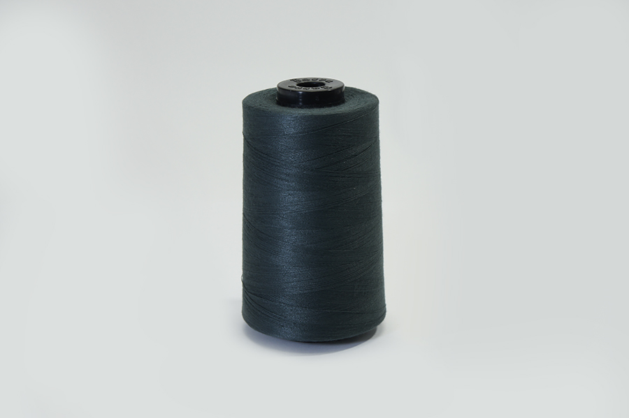 Нитки швейні №40/2 Barva штапельні поліестер 100% сірий темний 5000 м 5027-40/2-5000