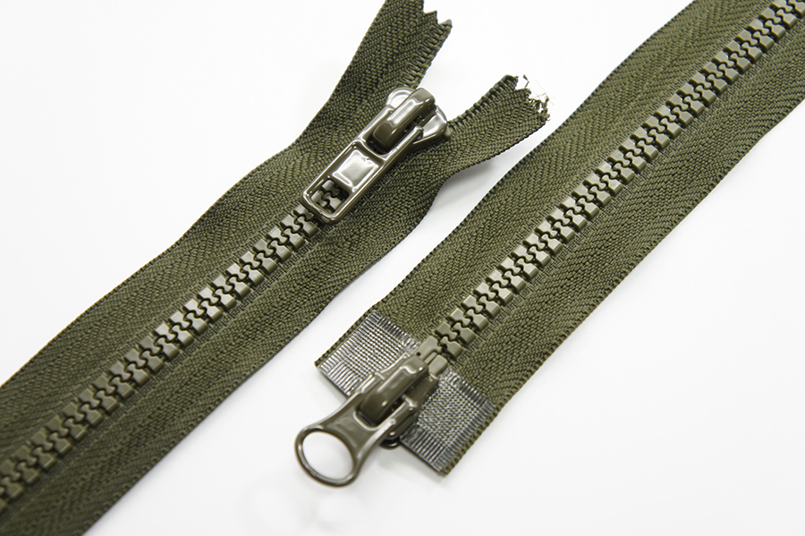 Блискавка Тип 8, 2 замка хакі 90 см