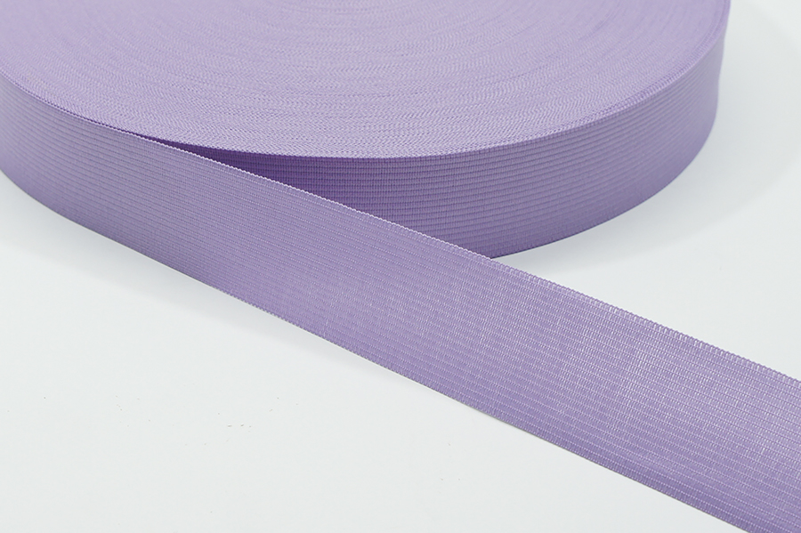 Тасьма 23 мм Лента в'язана бузковий